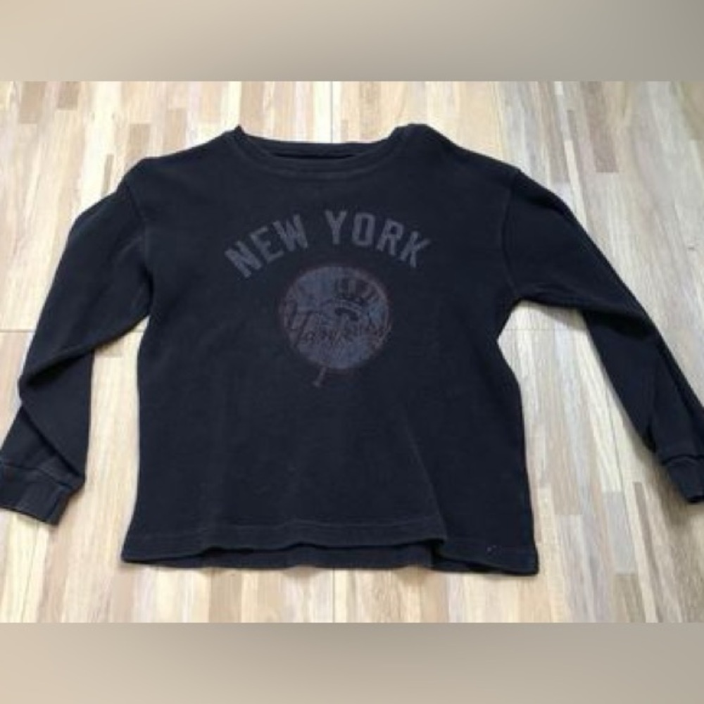 Boy's New York Yankees Thermal Shirt, Size Youth Medium